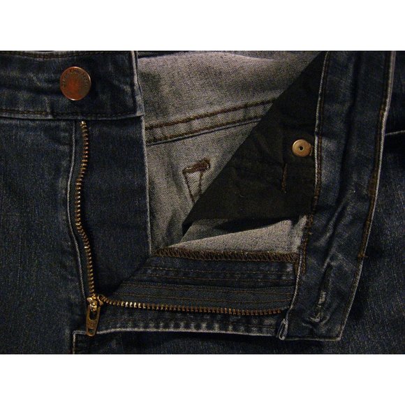 CALVIN KLEIN CUTOFF JEAN SHORTS Cut Off W 34 Denim Blue Hot Pants - Picture 4 of 9